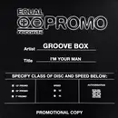 12inch Vinyl Single - Groove Box - I´m Your Man