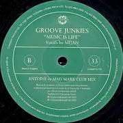 12inch Vinyl Single - Groove Junkies - Music Is Life