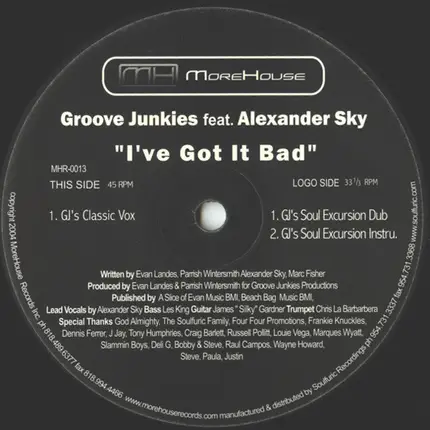Groove Junkies - I've Got It Bad