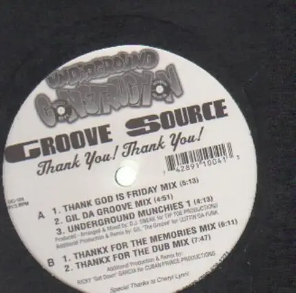 Groove Source - Thank You! Thank You!