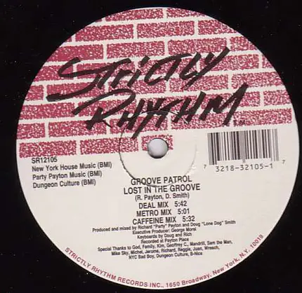 Groove Patrol - Lost In The Groove / I Can Feel It