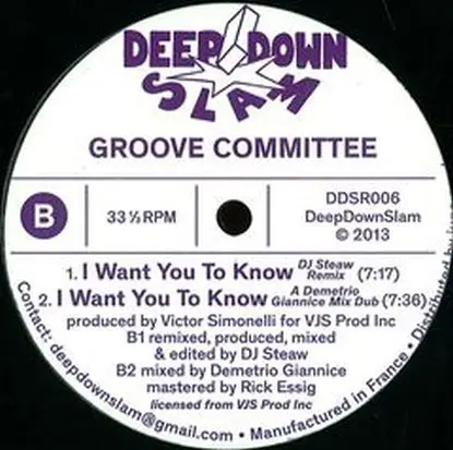 Groove Committee - I Want You To Know Remixes Part 2