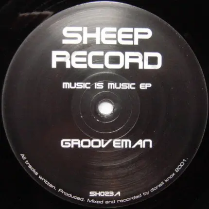 Grooveman - Music Is Music EP