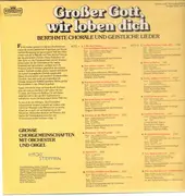 LP - Große Chorgemeinschaften mit Orchester und Orgel - Großer Gott, wir loben dich
