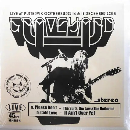 Graveyard - Live At Pustervik Gothenburg 14 & 15 December 2018
