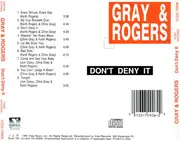 CD - Gray & Rogers - Don't Deny It