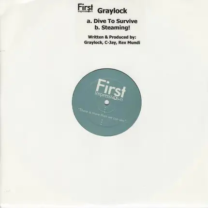 Graylock - Dive To Survive / Steaming!