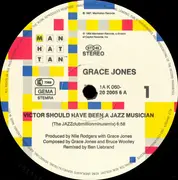 12inch Vinyl Single - Grace Jones - Victor Should Have Been A Jazz Musician
