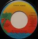7inch Vinyl Single - Grace Jones - On Your Knees