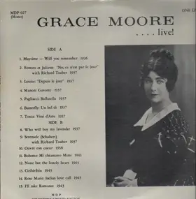 Grace Moore - ...live!