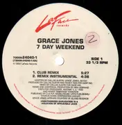 12'' - Grace Jones - 7 Day Weekend