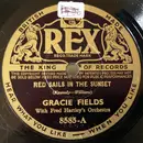 Schellack - Gracie Fields With Fred Hartley & His Orchestra - Red Sails In The Sunset / South American Joe