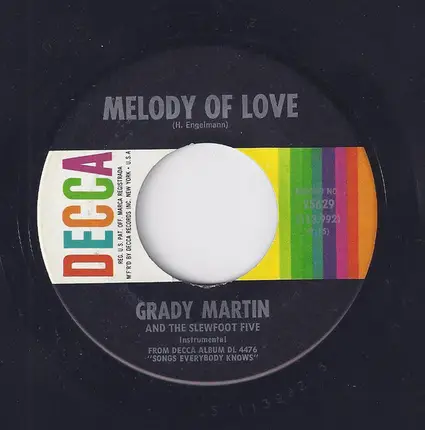 Grady Martin And The Slew Foot Five - Around The World / Melody Of Love