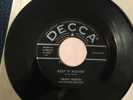 Grady Martin And The Slew Foot Five - Somebody Stole My Gal / Keep It Movin'