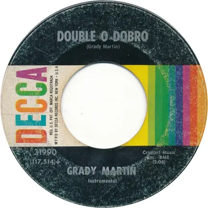 Grady Martin - Double O Dobro / The Last Letter