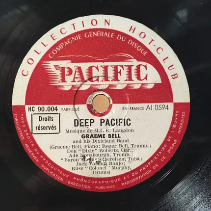 Graeme Bell And His Dixieland Jazz Band - At The Darktown Strutter's Ball / Deep Pacific