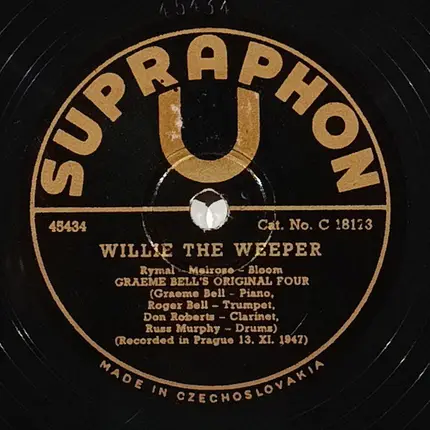 Graeme Bell's Late Hour Hounds / Graeme Bell's Original Four - Blue Tongue Blues / Willie The Weeper