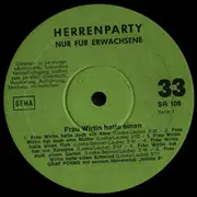 LP - Graf Porno Mit Seinem Herrenclub 'Intime 8' - Frau Wirtin Hatte Einen