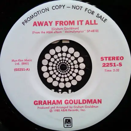 Graham Gouldman - Away From It All