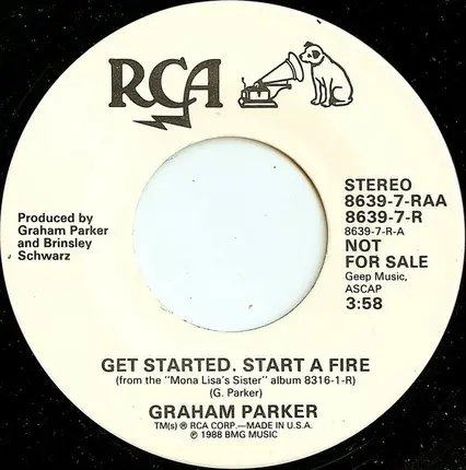 Graham Parker - Get Started. Start A Fire