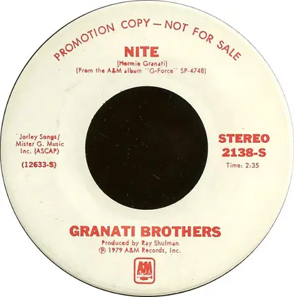 Granati Brothers - Nite