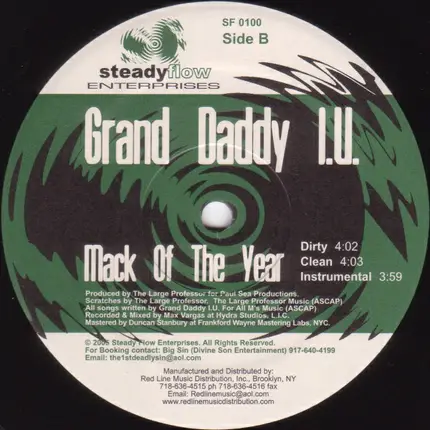 Grand Daddy I.U. - I Be Thuggin' / Mack Of The Year