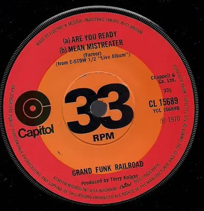 Grand Funk Railroad - I Can Feel Him In The Morning