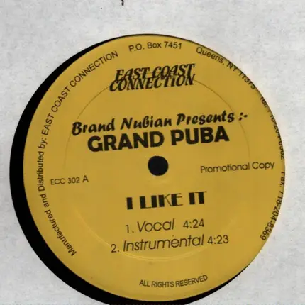 Grand Puba / Sadat X - I Like It / Lump Lump