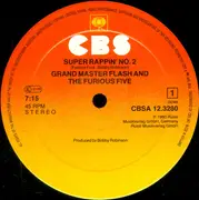 12inch Vinyl Single - Grand Master Flash And The Furious Five, Grandmaster Flash & The Furious Five - Super Rappin' No. 2