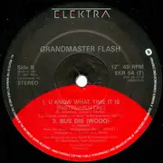 12inch Vinyl Single - Grandmaster Flash - U Know What Time It Is