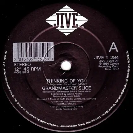 Grandmaster Slice - Thinking Of You