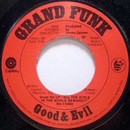 Grand Funk Railroad - Bad Time