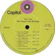 LP - Grand Funk Railroad - On Time