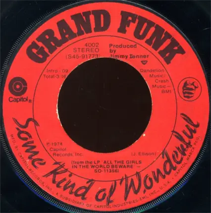 Grand Funk Railroad - Some Kind Of Wonderful