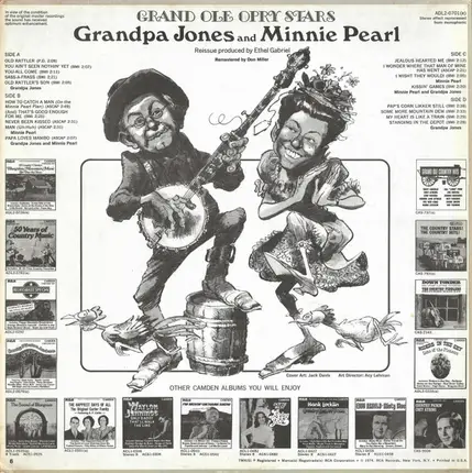 Grandpa Jones , Minnie Pearl - Grand Ole Opry Stars