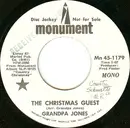 7inch Vinyl Single - Grandpa Jones - The Christmas Guest / Christmas Roses