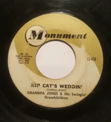 Grandpa Jones - I Don't Love Nobody / Hip Cat's Weddin'