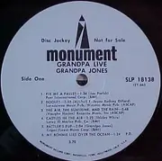 LP - Grandpa Jones - Live - Promo