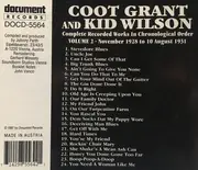 CD - Grant & Wilson - Complete Recorded Works In Chronological Order Volume 2 (1928-1931)