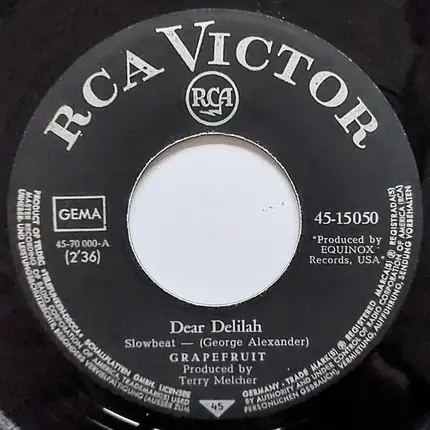 Grapefruit - Dear Delilah