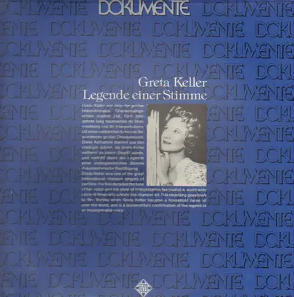 Greta Keller - Legende einer Stimme
