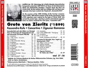 CD - Grete Von Zieritz - Kassandra-Rufe • Concertino • Zigeuner-Romanze