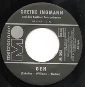 7inch Vinyl Single - Grethe Ingmann - Der King von Soho