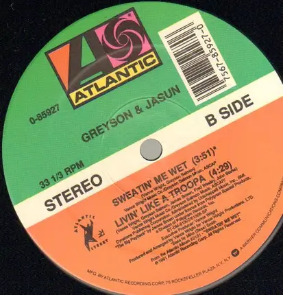 Greyson & Jasun - Livin' Like A Troopa / Sweatin' Me Wet