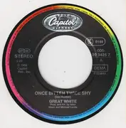 7inch Vinyl Single - Great White - Once Bitten Twice Shy