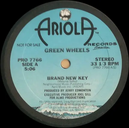 Green Wheels - Brand New Key
