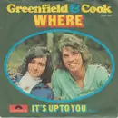 7inch Vinyl Single - Greenfield & Cook - Where