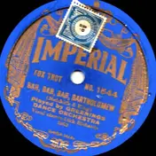 Greening's Dance Orchestra - Bah, Bah, Bah, Bartholomew / Araby