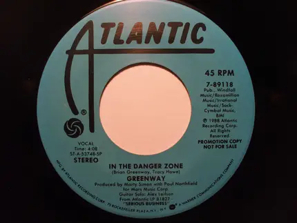 Greenway - In The Danger Zone