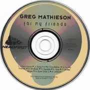 CD - Greg Mathieson - For My Friends